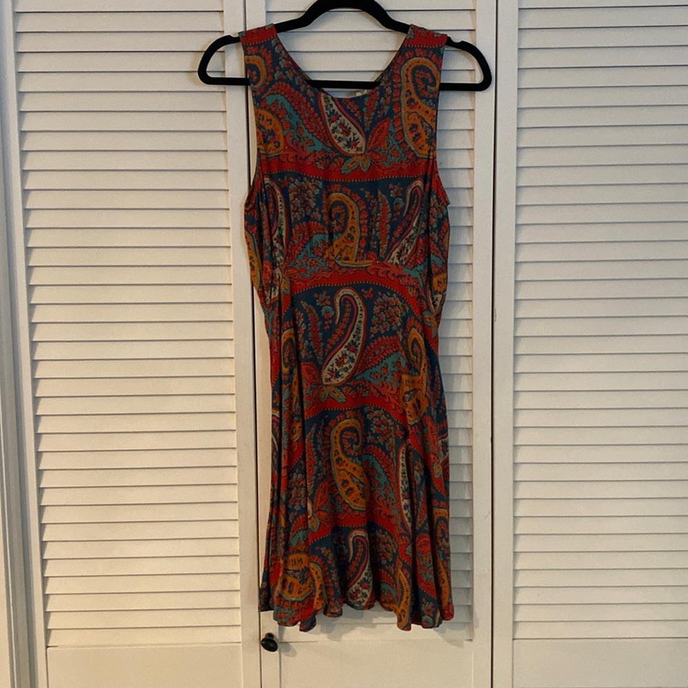 Free People Paisley Mini Dress